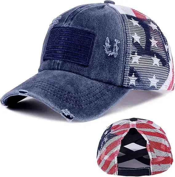 Women's USA 250th Anniversary Ponytail Baseball Cap