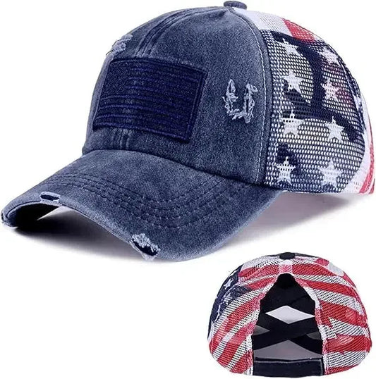 Women's USA 250th Anniversary Ponytail Baseball Cap