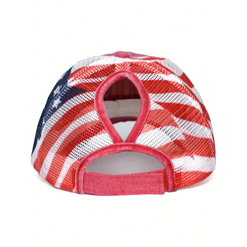Women's USA 250th Anniversary Ponytail Baseball Cap