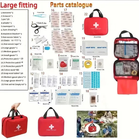 All-Purpose First Aid Kit Portable Emergency Medical Kit