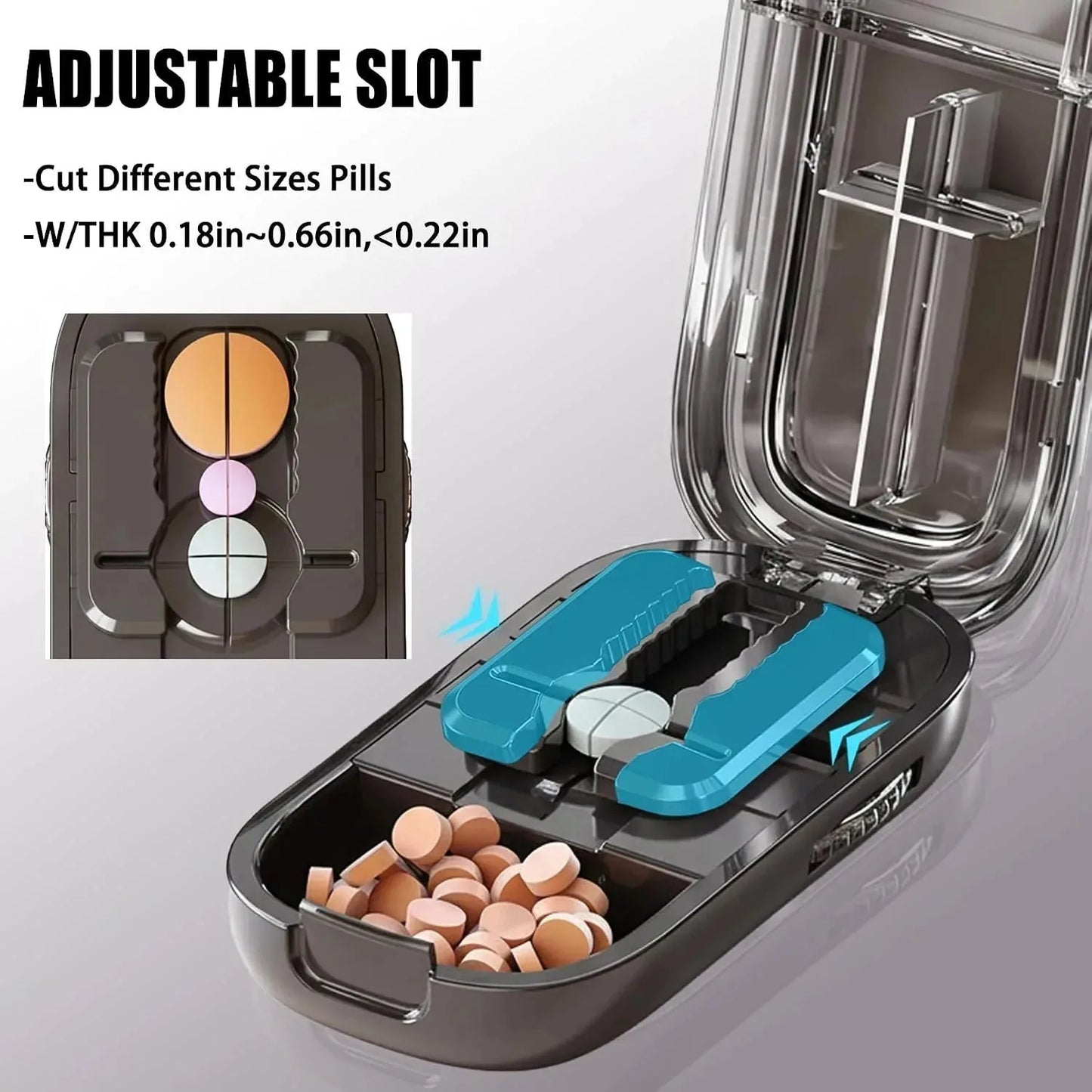 Pill Cutter Splitter for Small and Tiny Pills