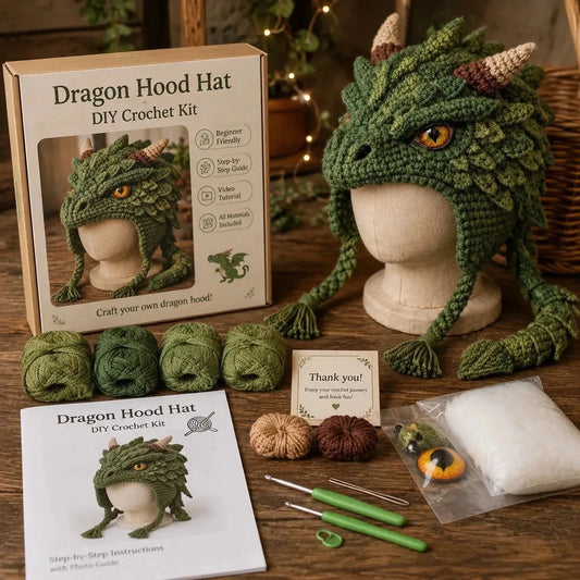 Fantasy Hood Hat DIY Crochet Kit - image 1