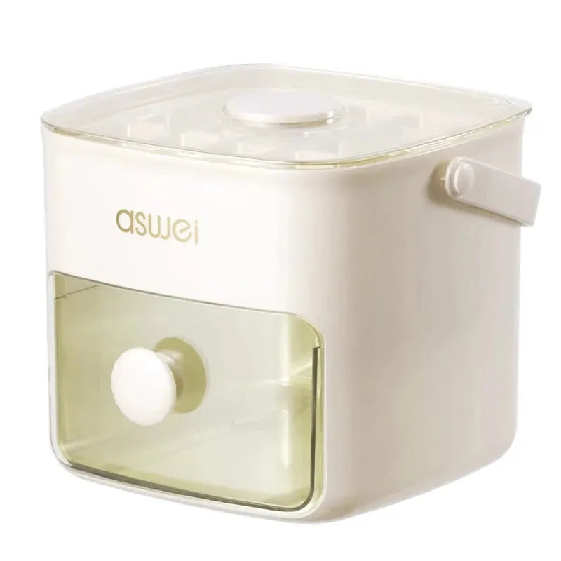 Large Capacity Food-Grade Ice Cube Mold & Ice Storage Maker