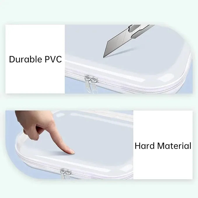 Clear Hard Shell Zipper Case
