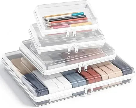 Clear Hard Shell Zipper Case