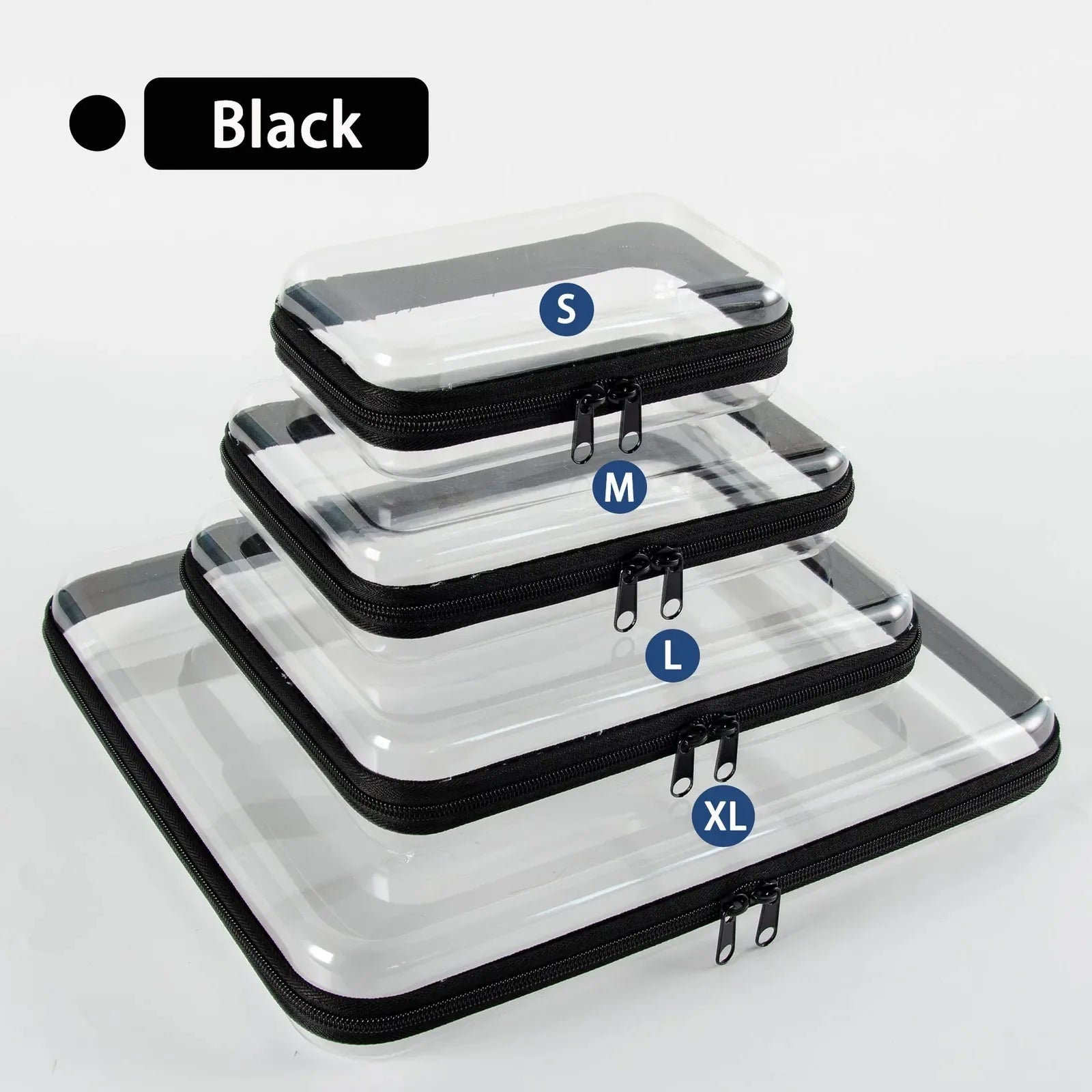 Clear Hard Shell Zipper Case