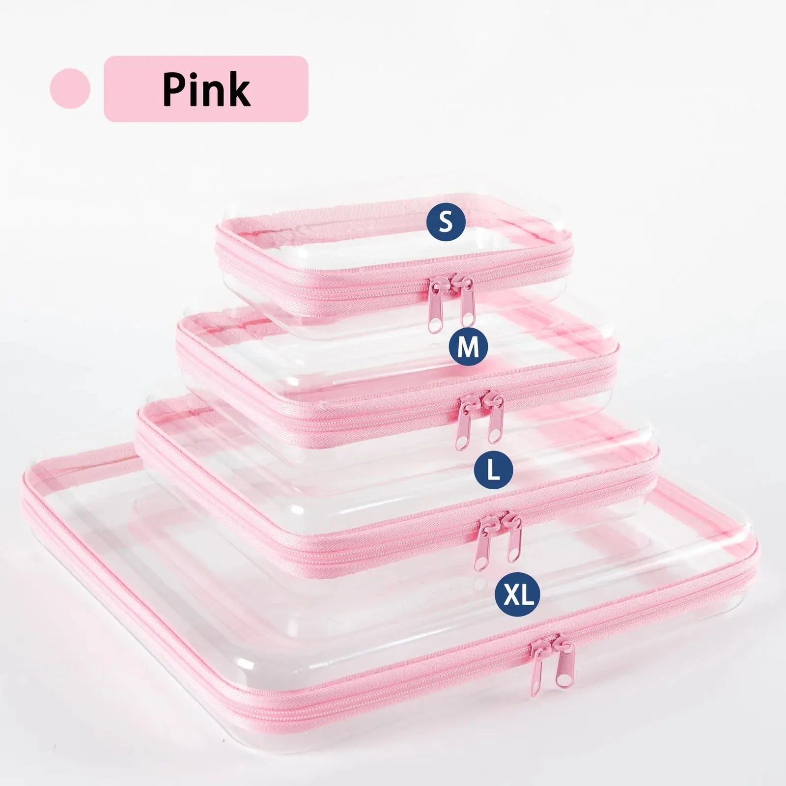 Clear Hard Shell Zipper Case