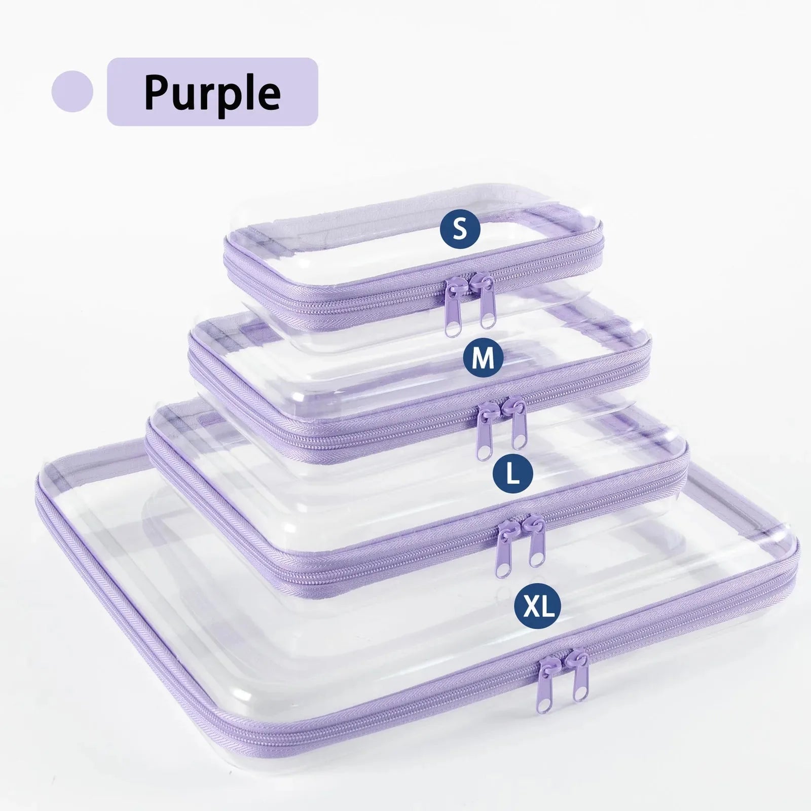 Clear Hard Shell Zipper Case