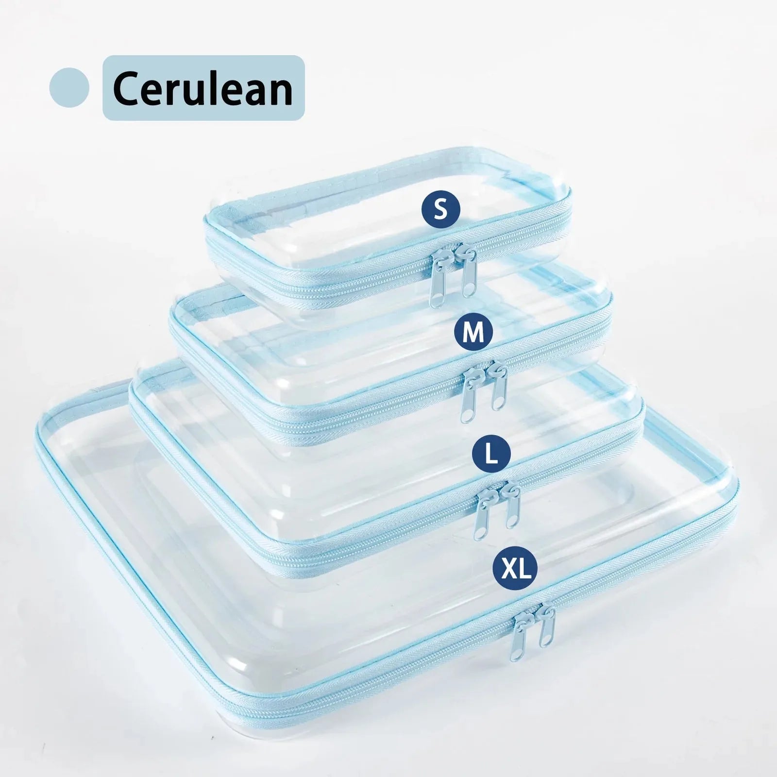 Clear Hard Shell Zipper Case