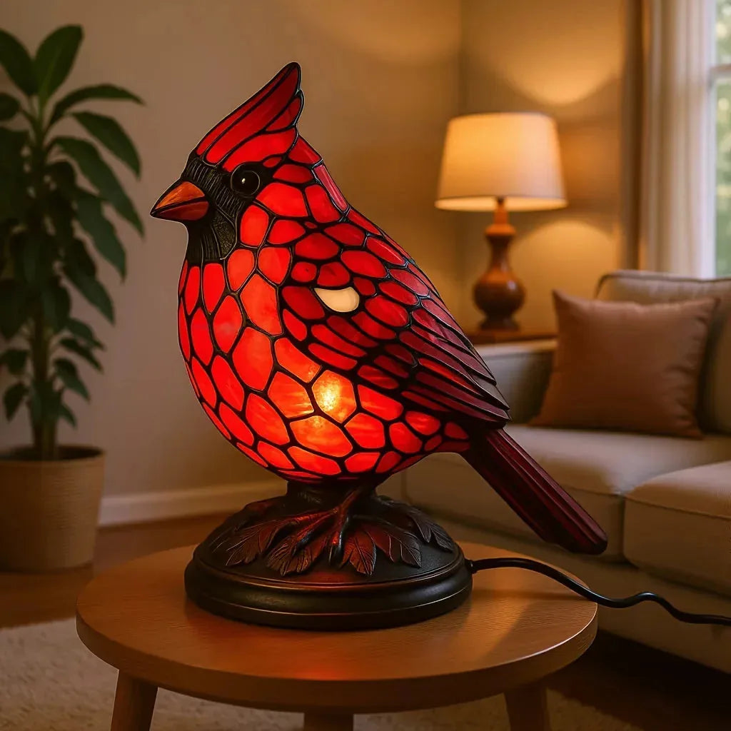 Art Glass Bird Ambient Table Lamp – product image 1