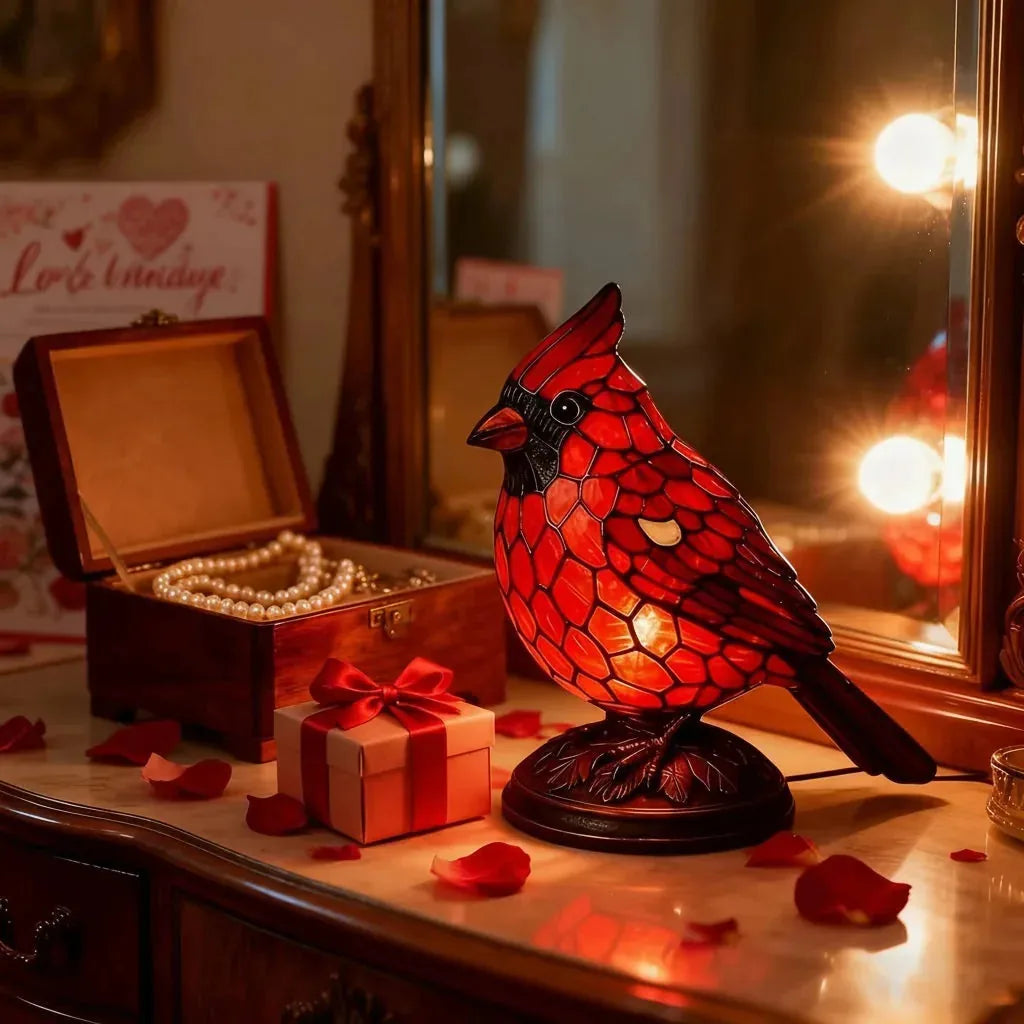 Art Glass Bird Ambient Table Lamp – product image 2