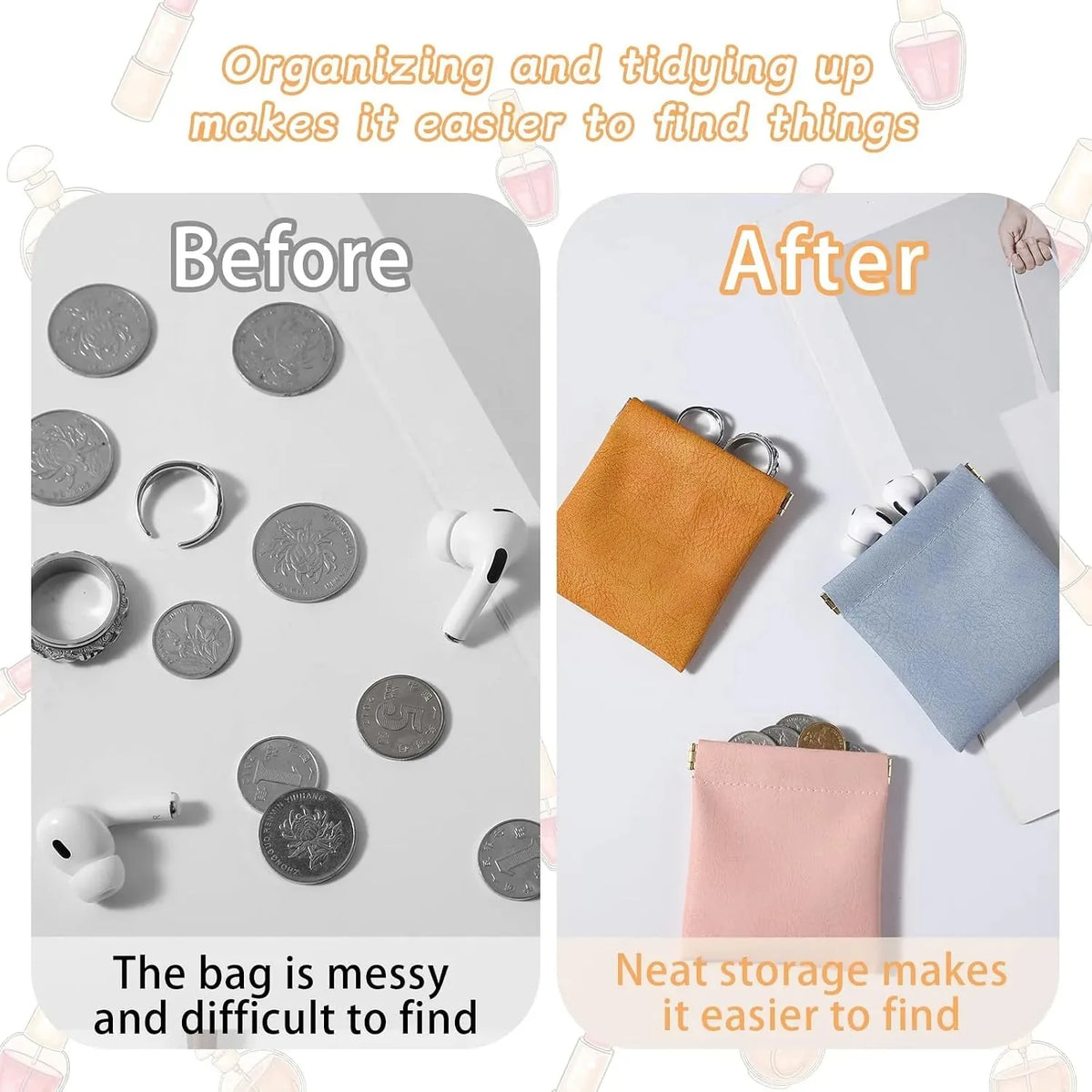 Squeeze-Open Mini Storage Pouches – 4 Pack – product image 3