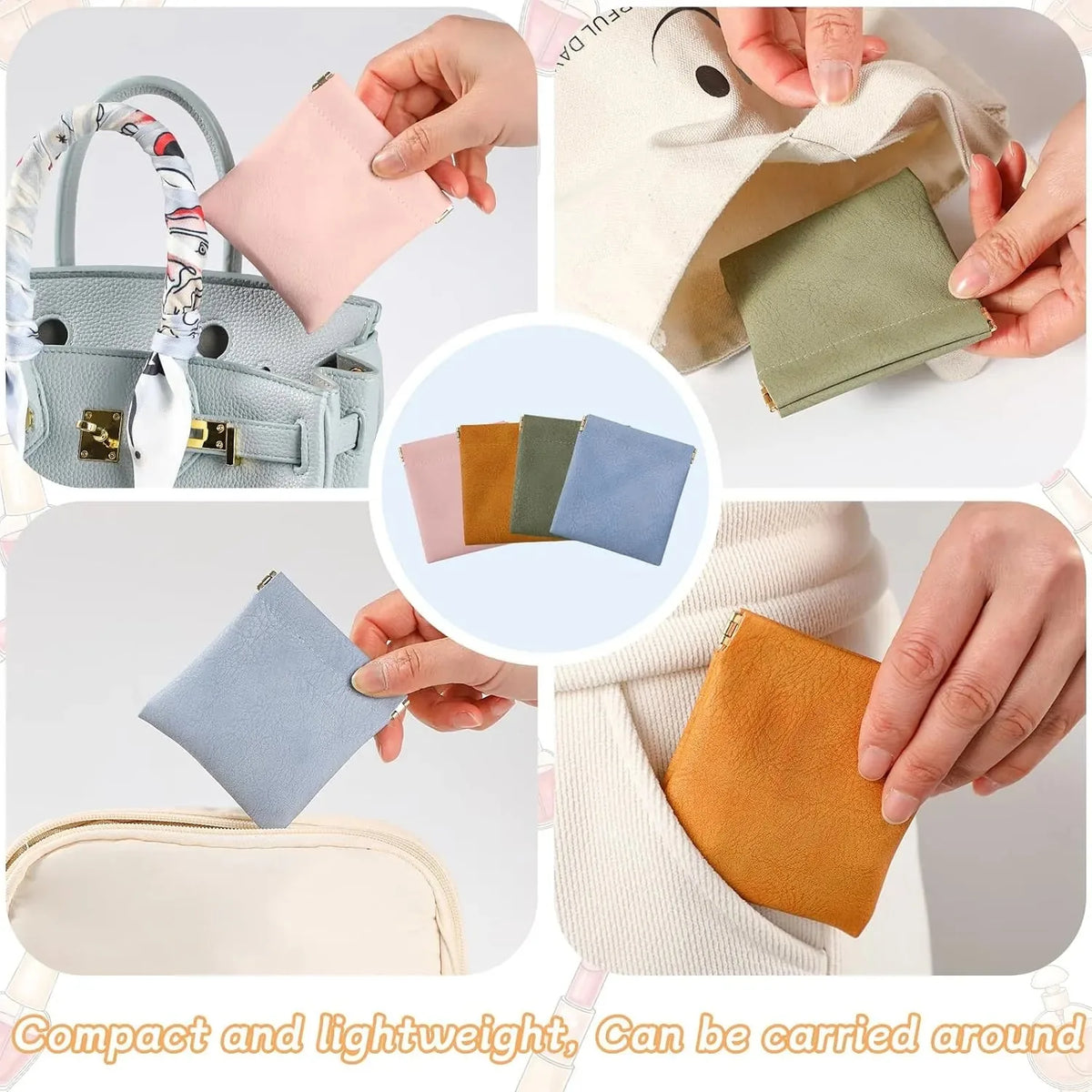 Squeeze-Open Mini Storage Pouches – 4 Pack – product image 4