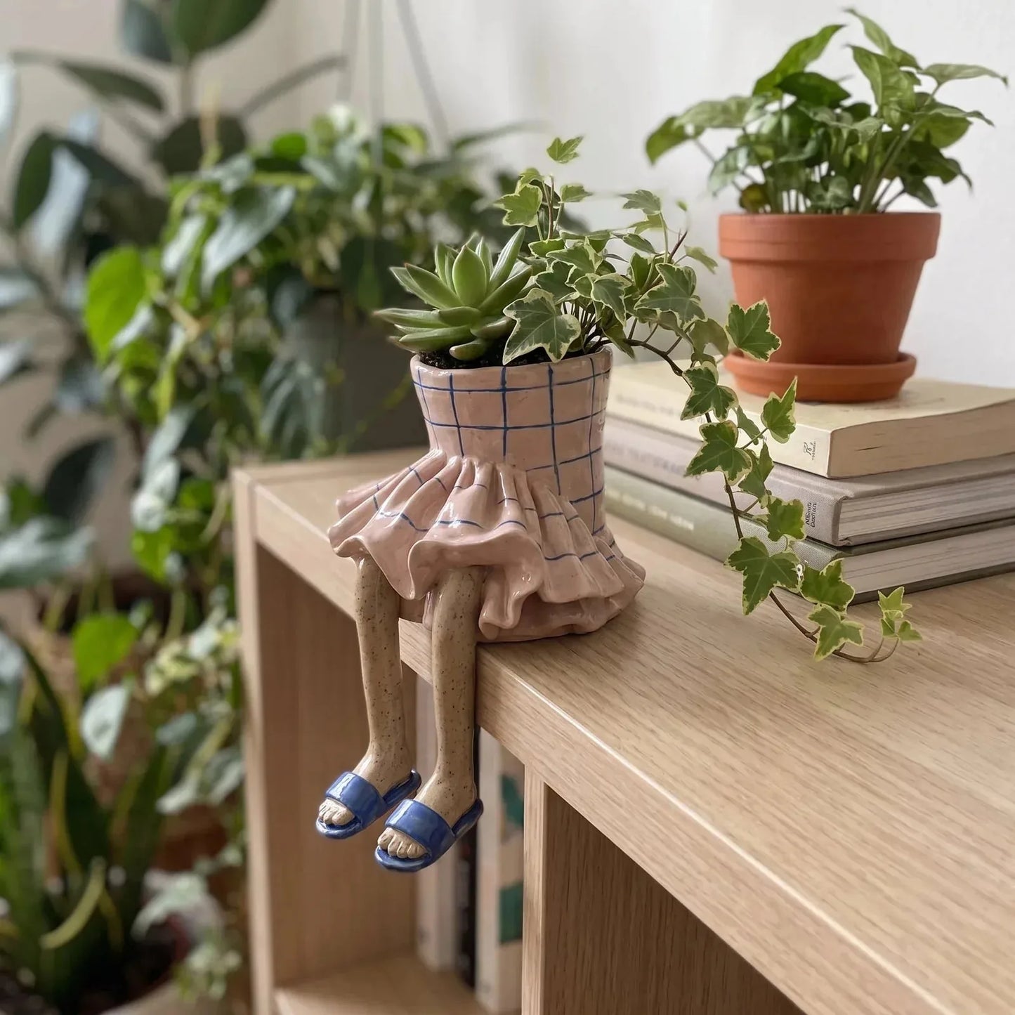 Dangling-Legs Character Planter Pot - image 5