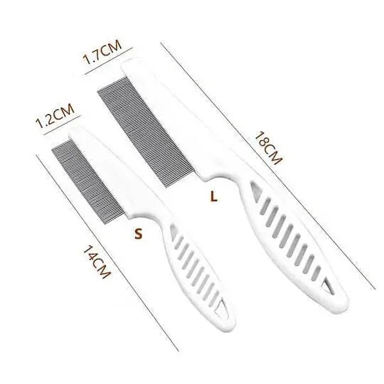 Multifunctional Pet Hair Comb Flea and Tear Stain Removal 2 Pcs