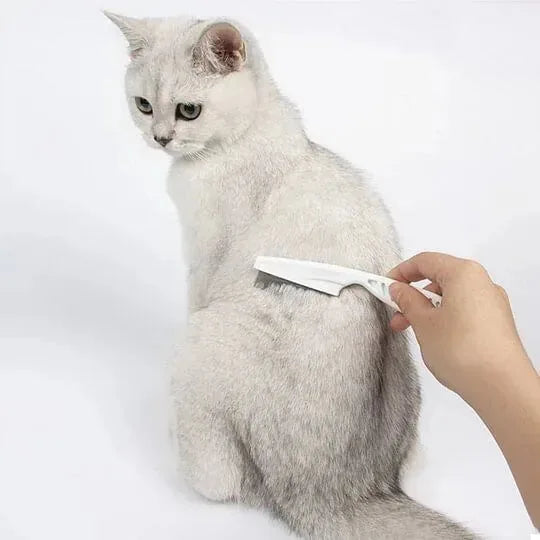 Multifunctional Pet Hair Comb Flea and Tear Stain Removal 2 Pcs
