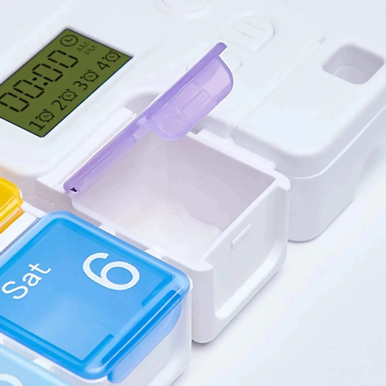 7-Day Electronic Pill Box with Timer Alarm
