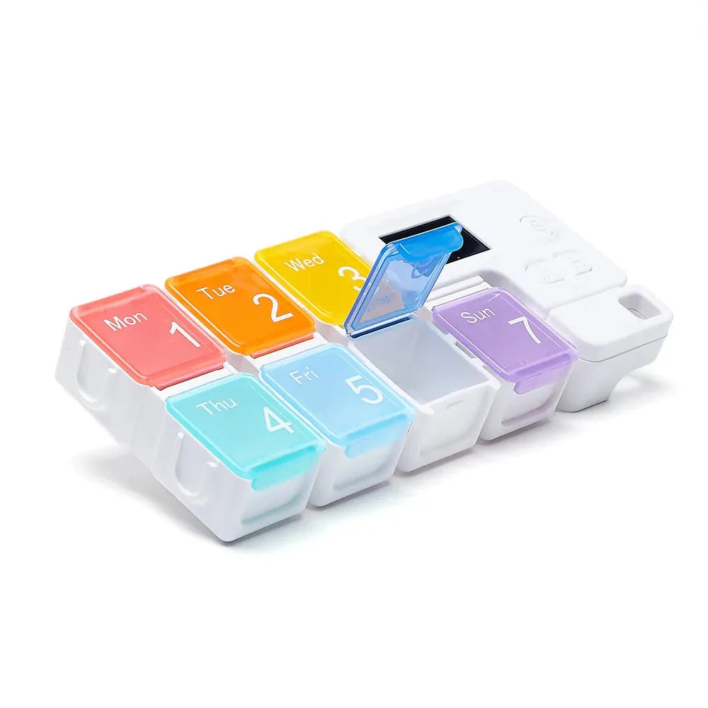 7-Day Electronic Pill Box with Timer Alarm