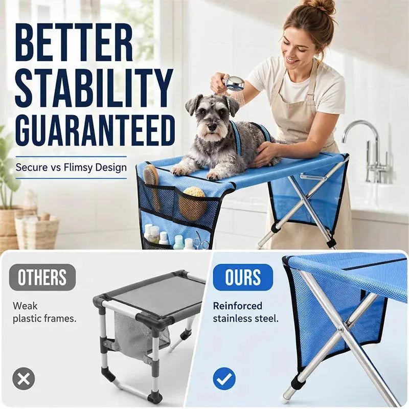 Foldable Pet Grooming and Bath Support Bed – product detail 4