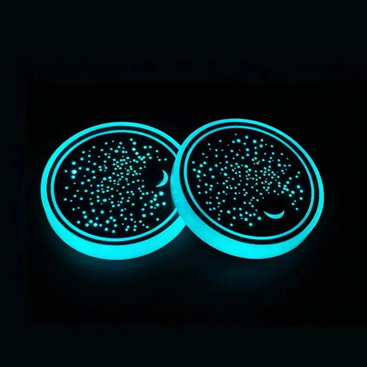 LED Car Cup Holder Coasters-2 PCS