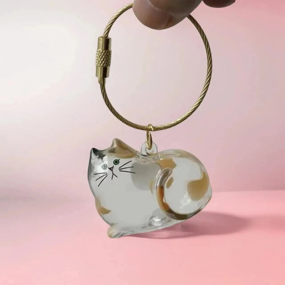 Pet Hair Keepsake Capsule Keychain for Cat & Dog Lovers -5Pcs