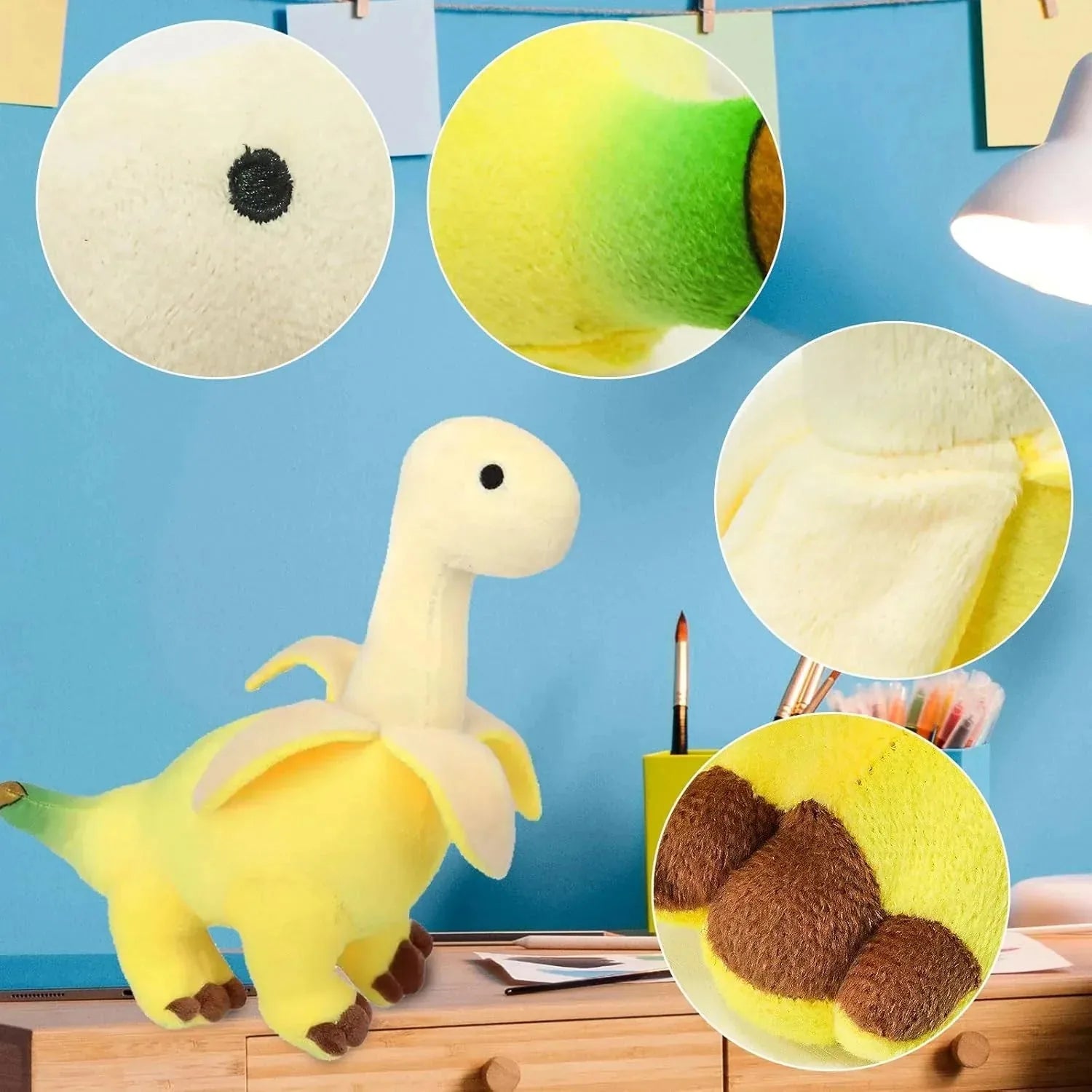 12 Inch Banana Dinosaur Plush