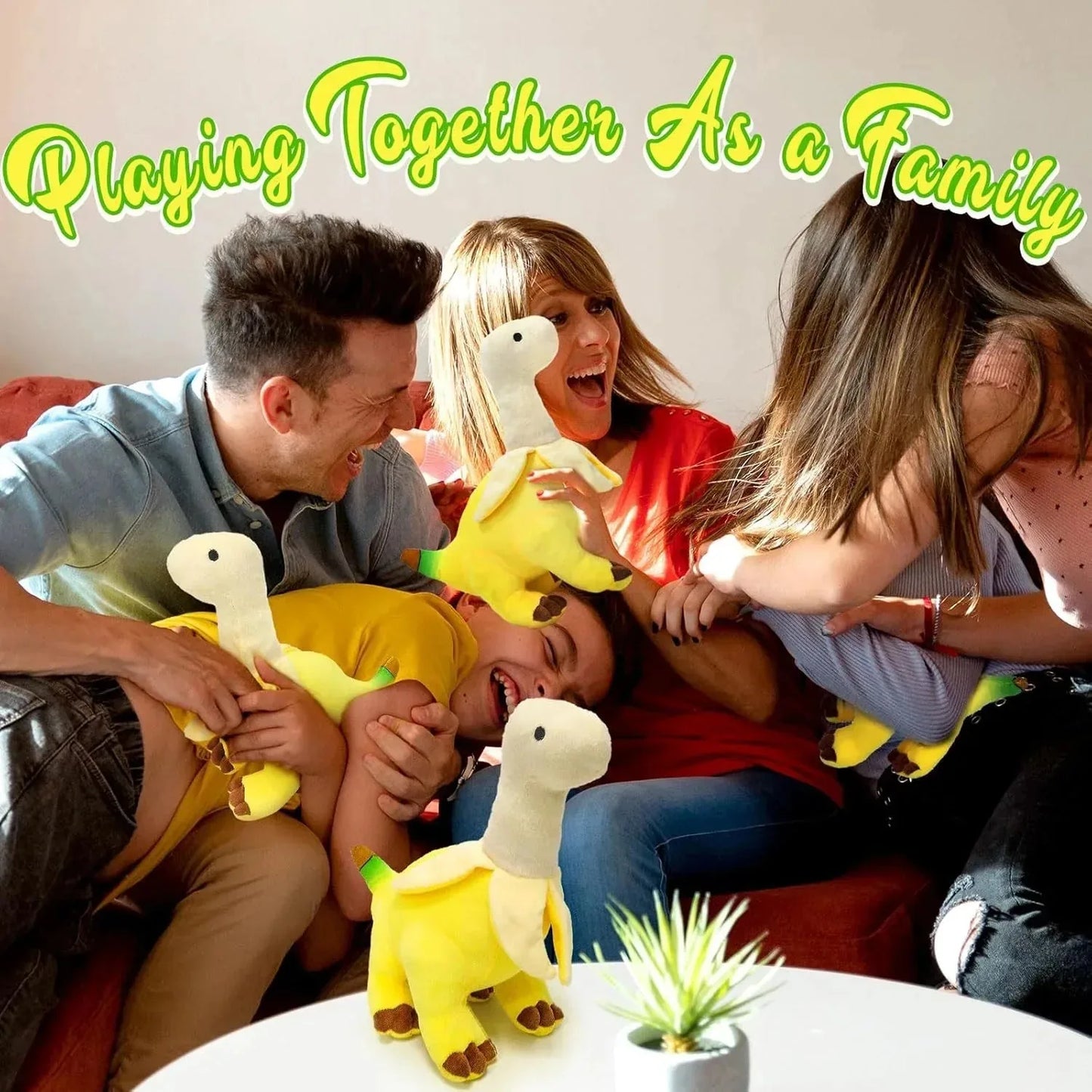 12 Inch Banana Dinosaur Plush
