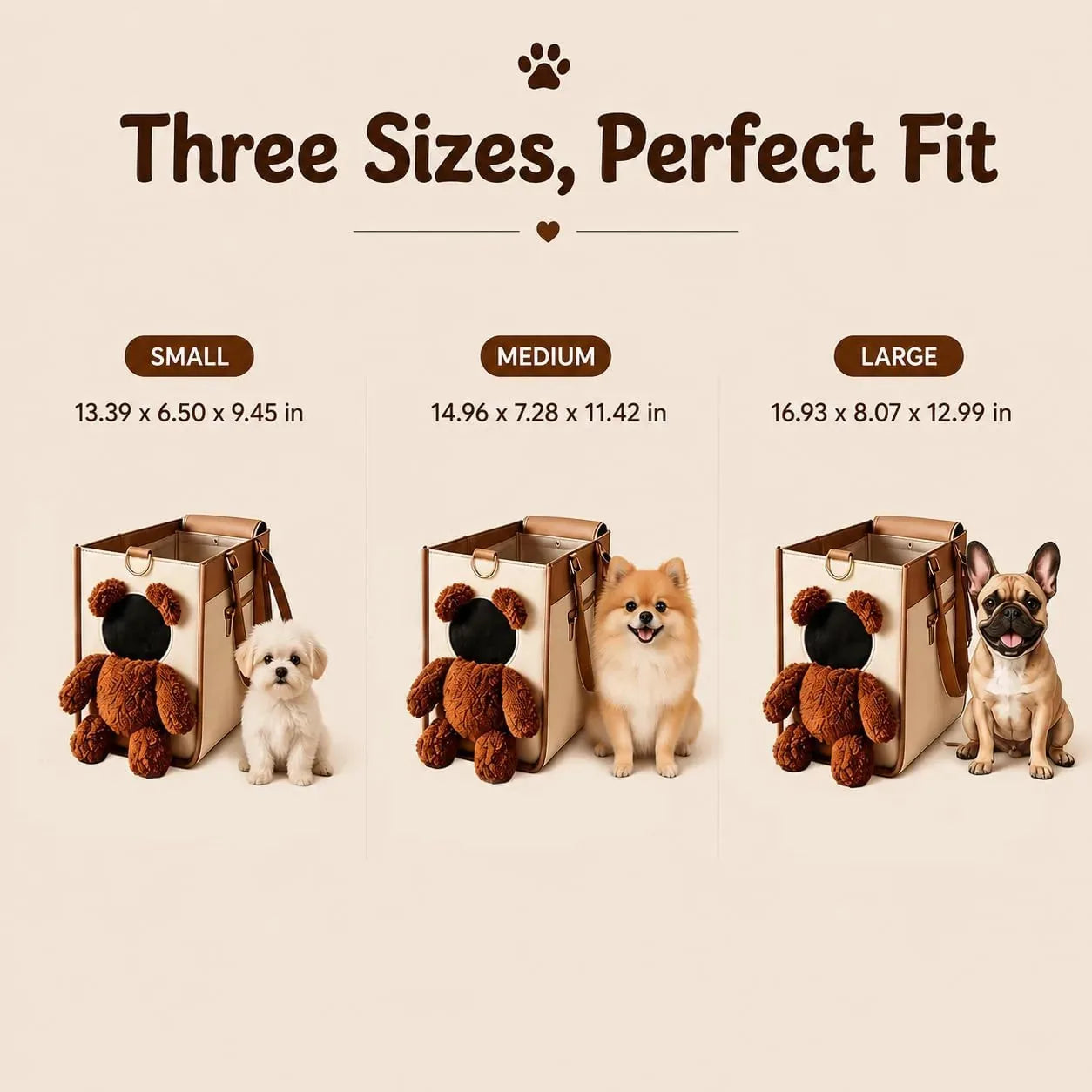 Pet Carrier for Small Dogs & Cats