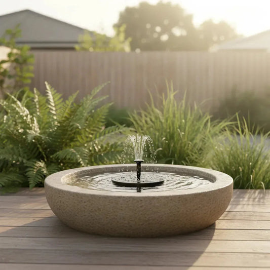 Solar Fountain - Bring your own bowl