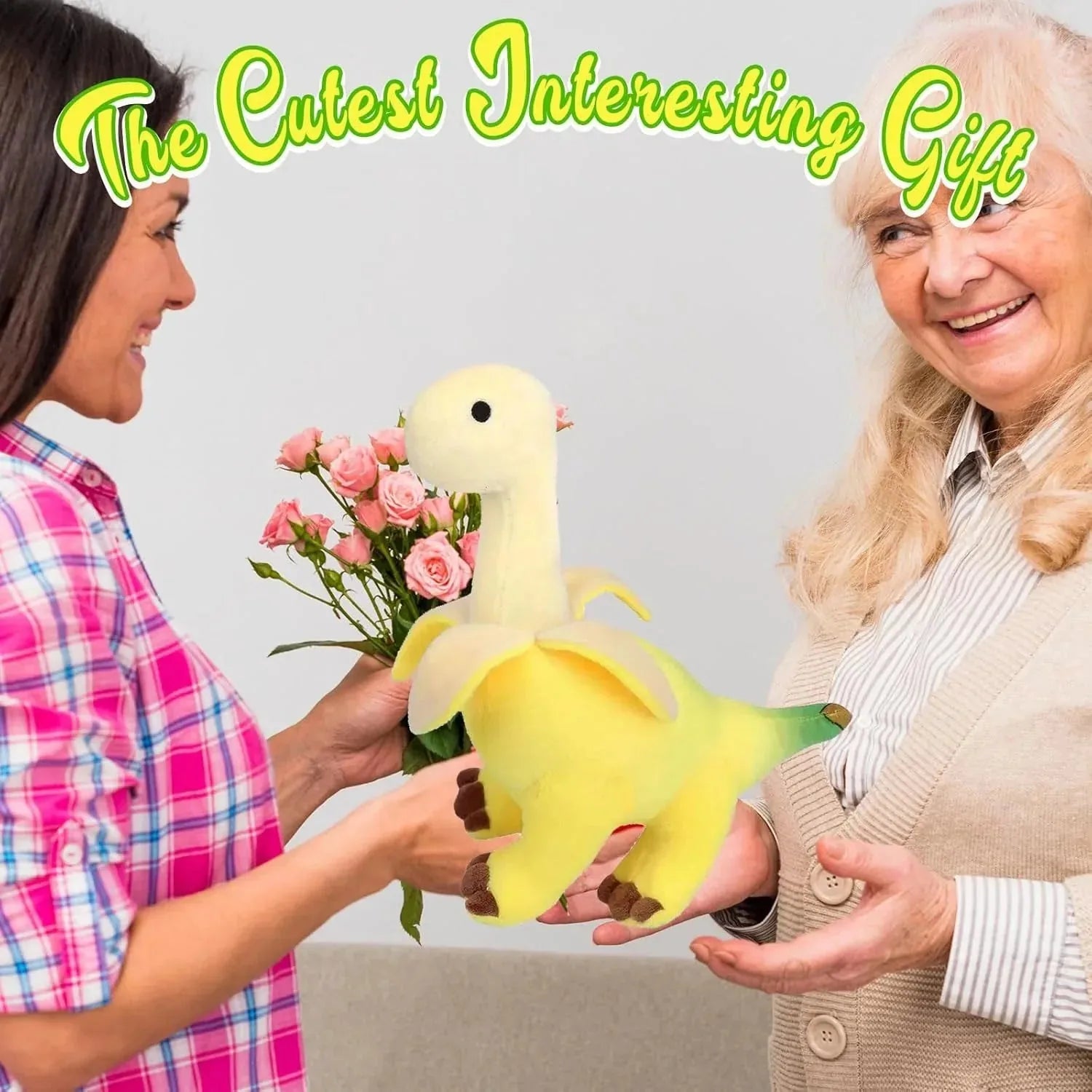 12 Inch Banana Dinosaur Plush