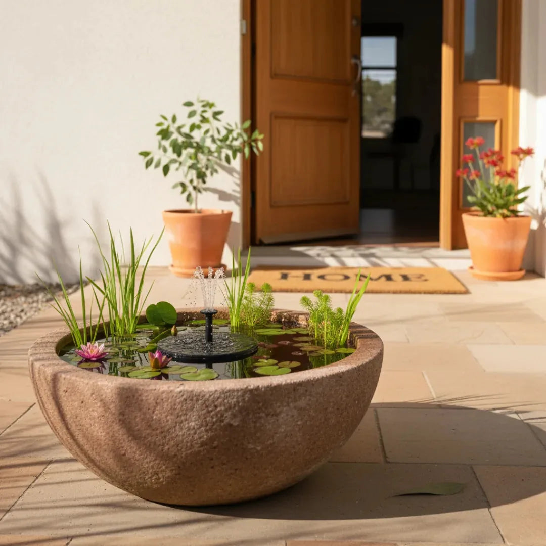 Solar Fountain - Bring your own bowl