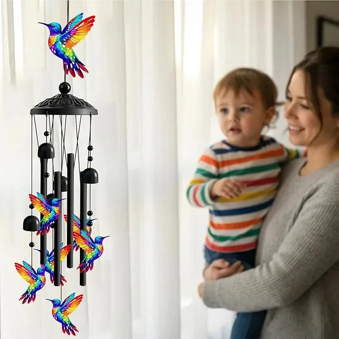 Hummingbird Metal Wind Chime