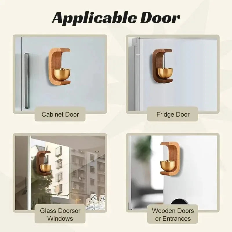 Vexroan – Wood Door Chime with Magnetic Base-2PCS