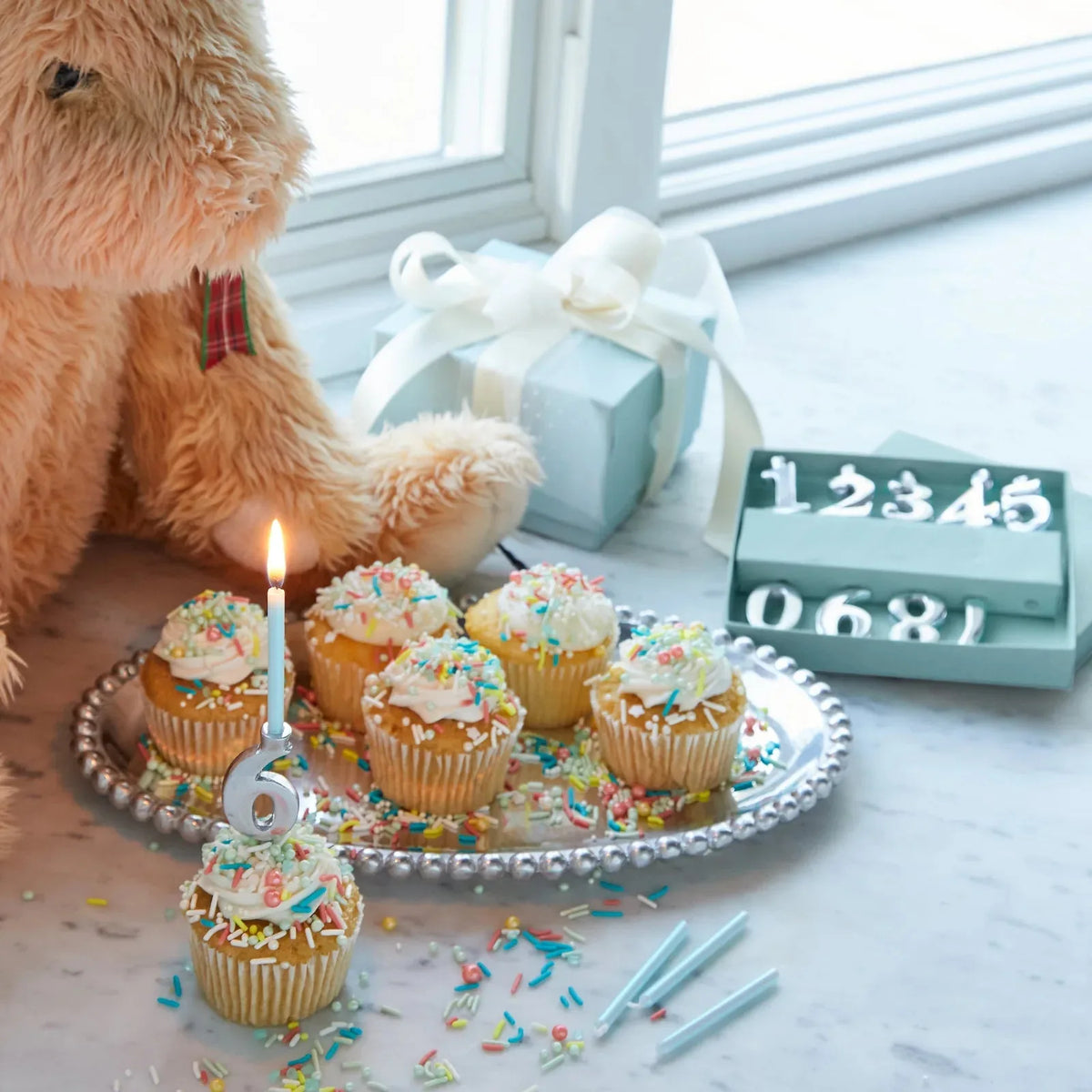 Reusable Number Candle Holder Set-(2SETS)