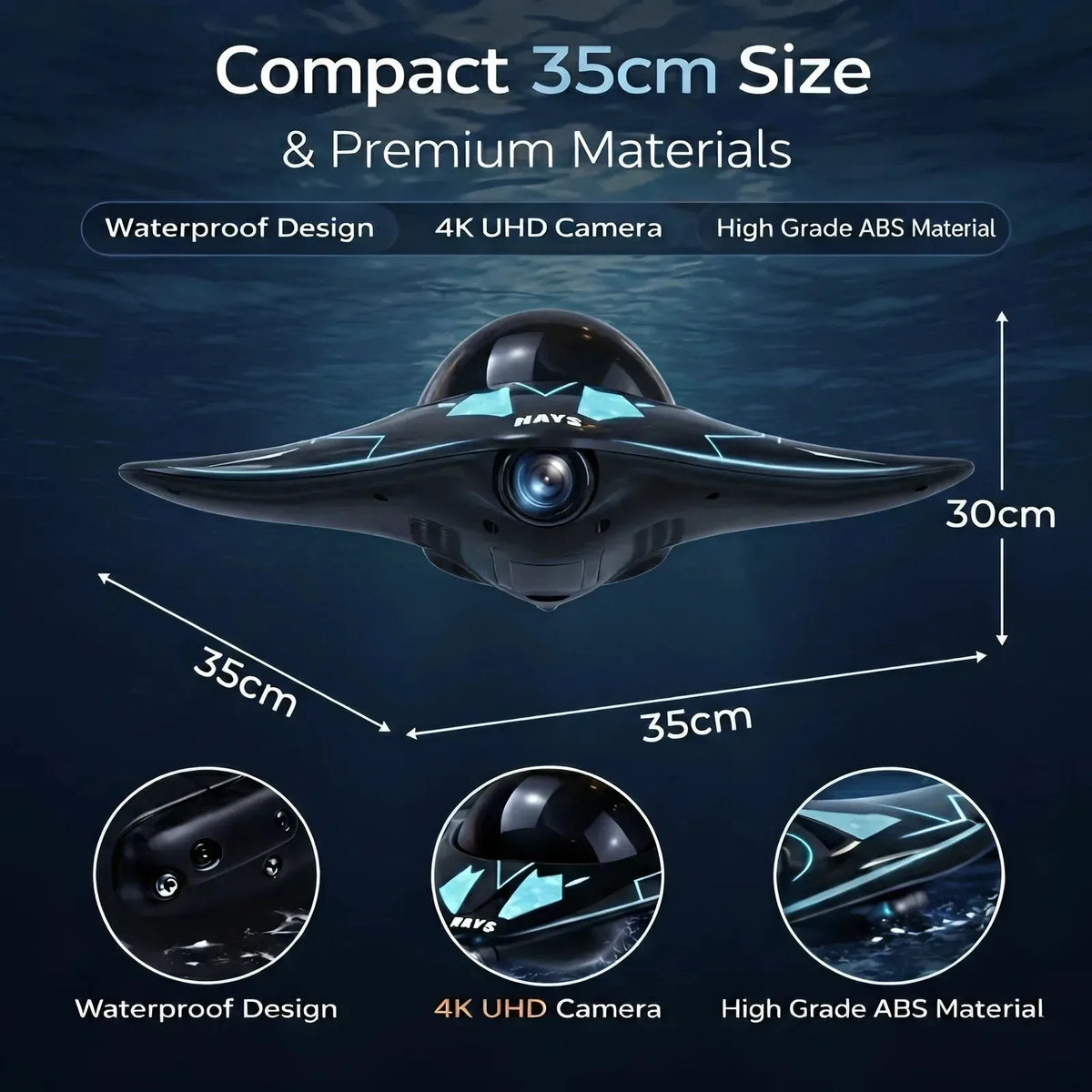 APP-CONTROLLED WIRELESS SPY BOAT