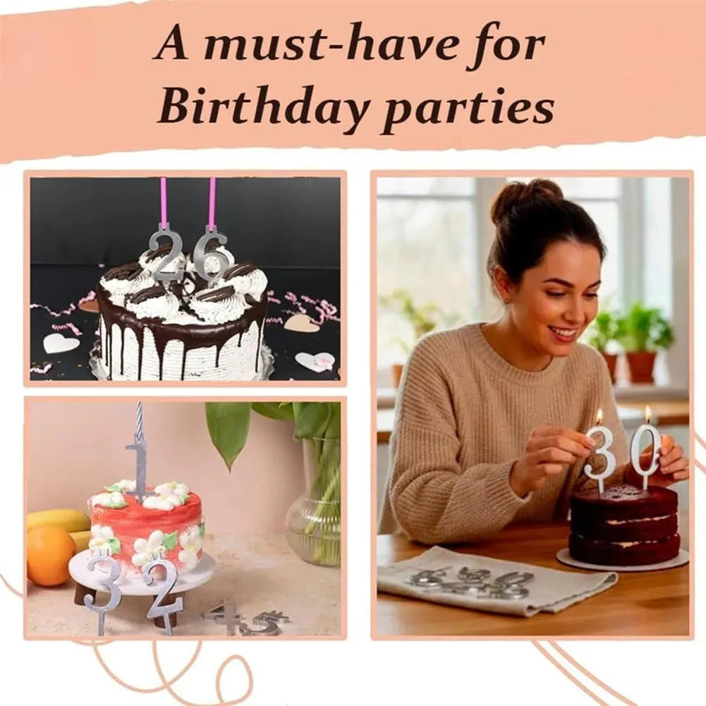 Reusable Number Candle Holder Set-(2SETS)