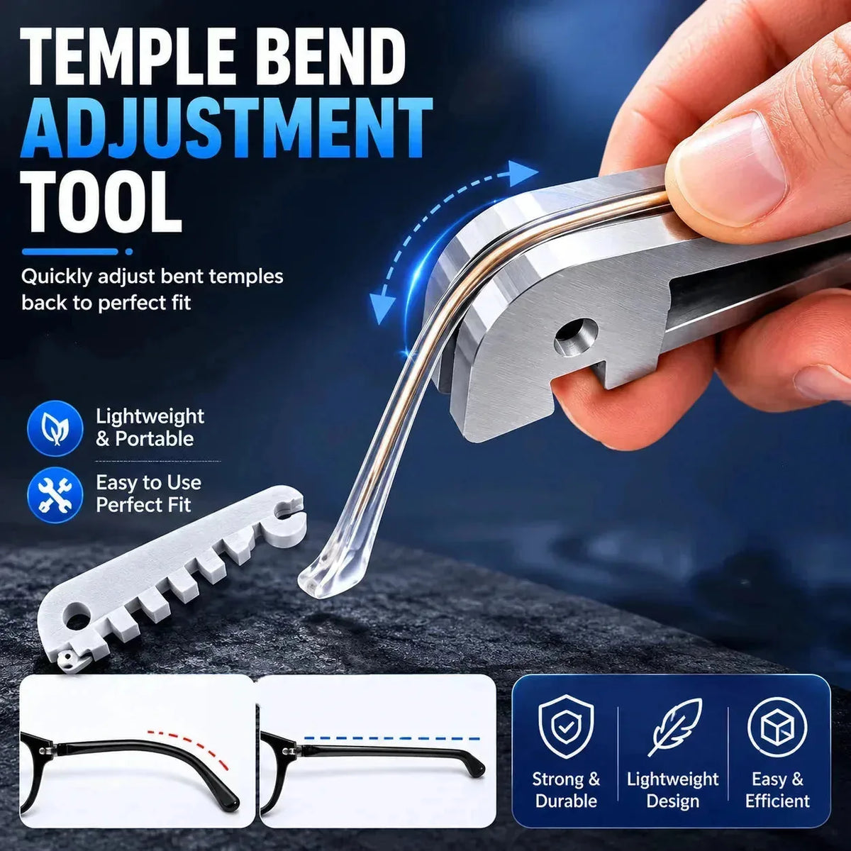 Eyeglass Temple and Frame Adjustment Tool – 2 Pack – product image 1