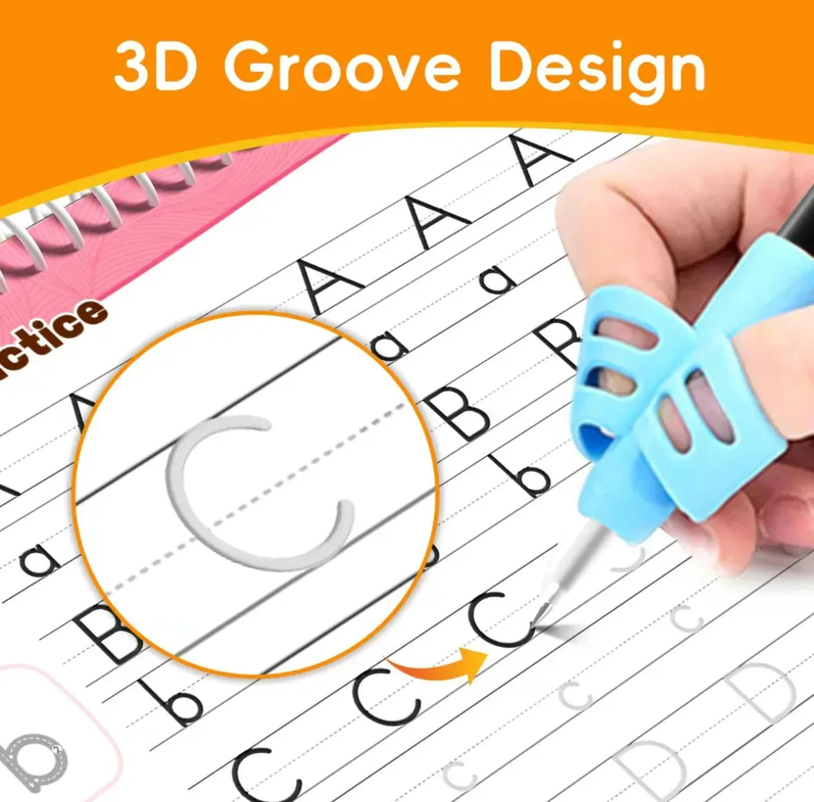 Magic Grooved Writing Practice