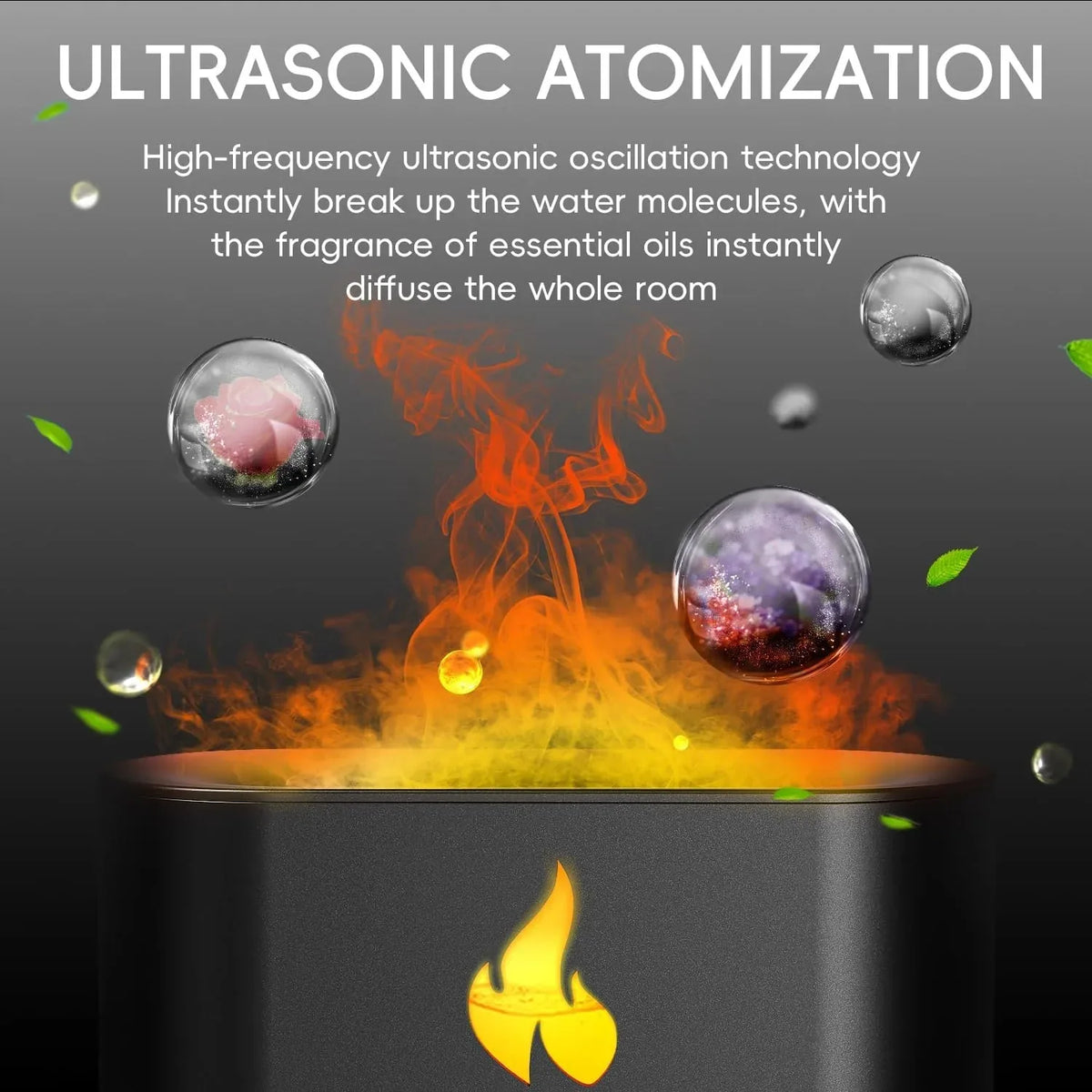 Himalayan Salt Fireplace Humidifier Lamp