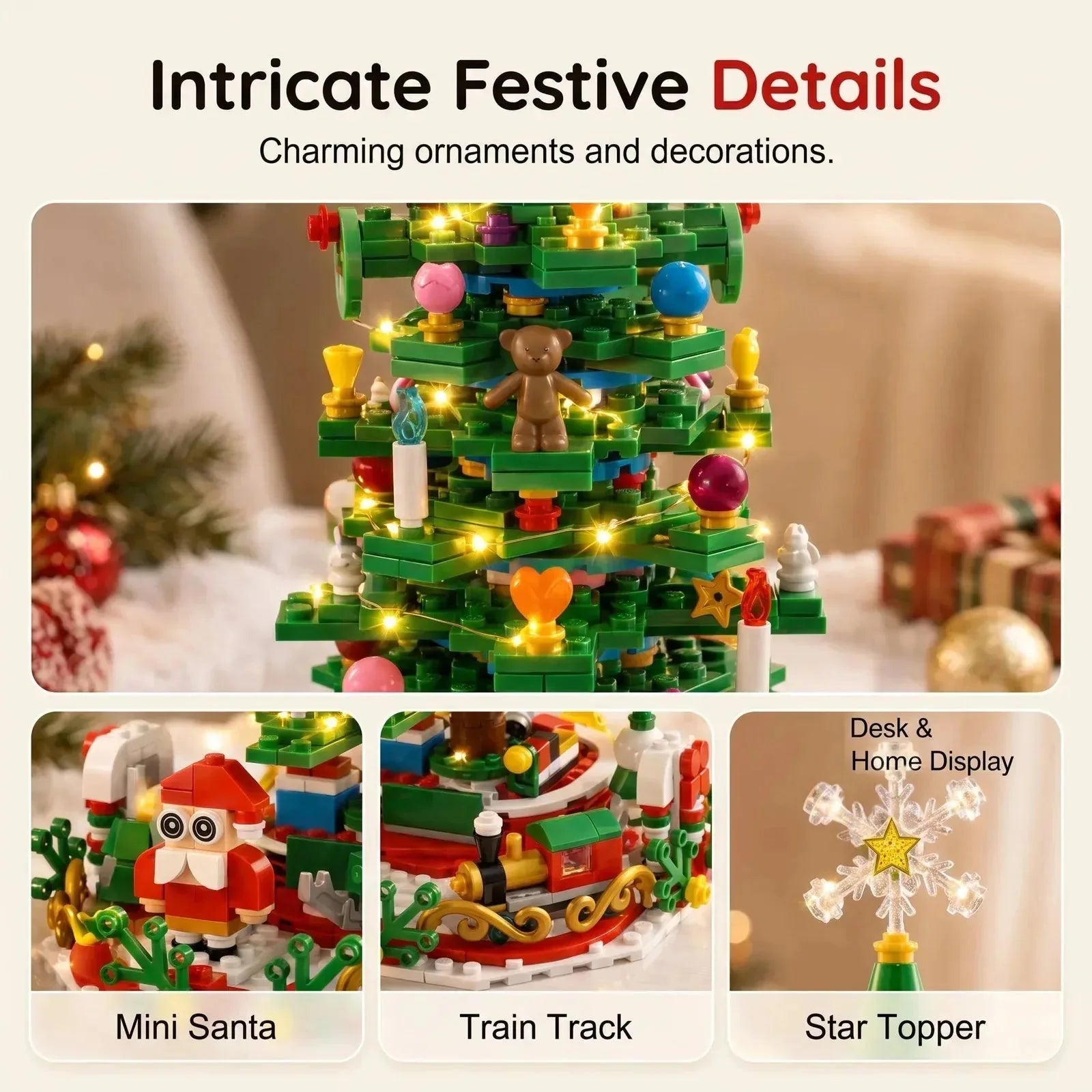 24-Day Christmas Countdown Building Block Set – product image 3