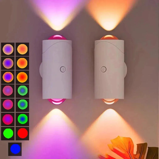 RGB LED Wall Light with Motion Sensor