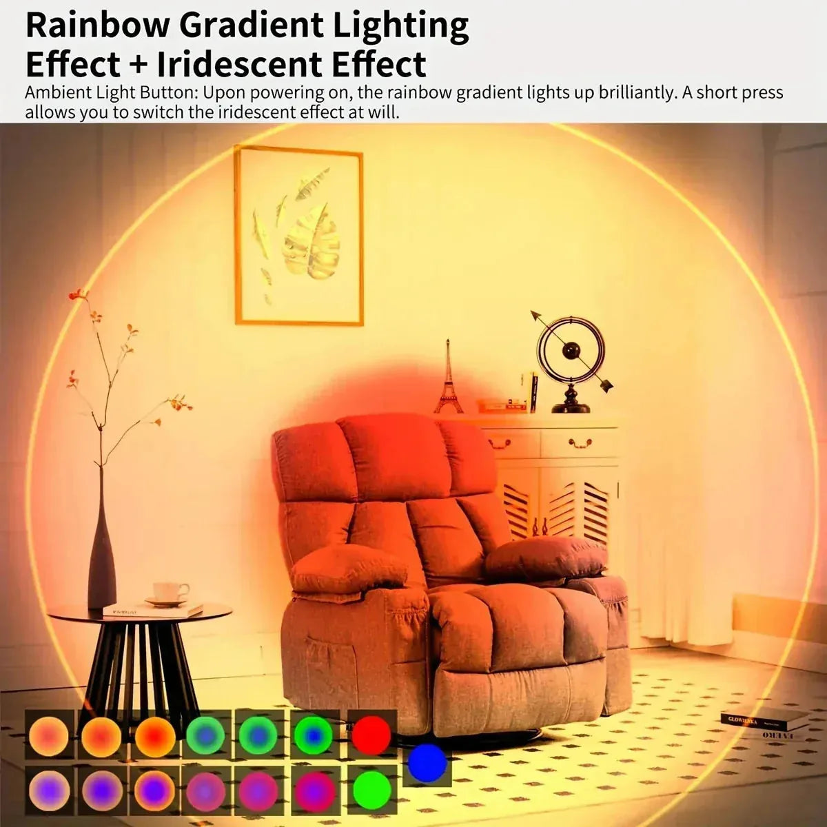 RGB LED Wall Light with Motion Sensor