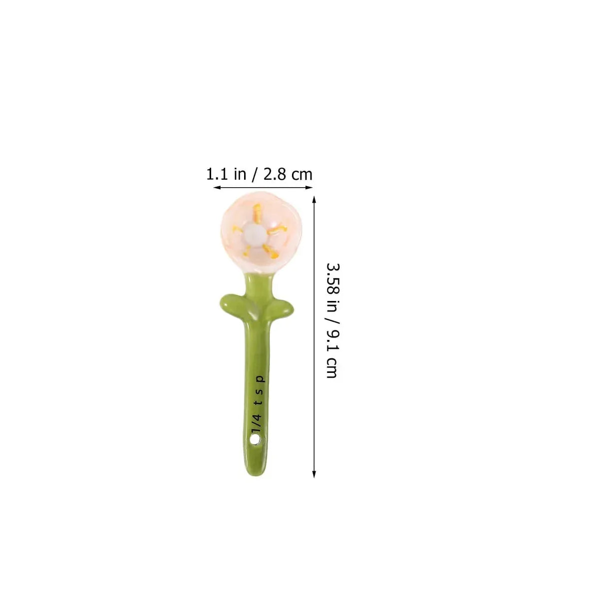 Ceramic Flower Measuring Spoon Set