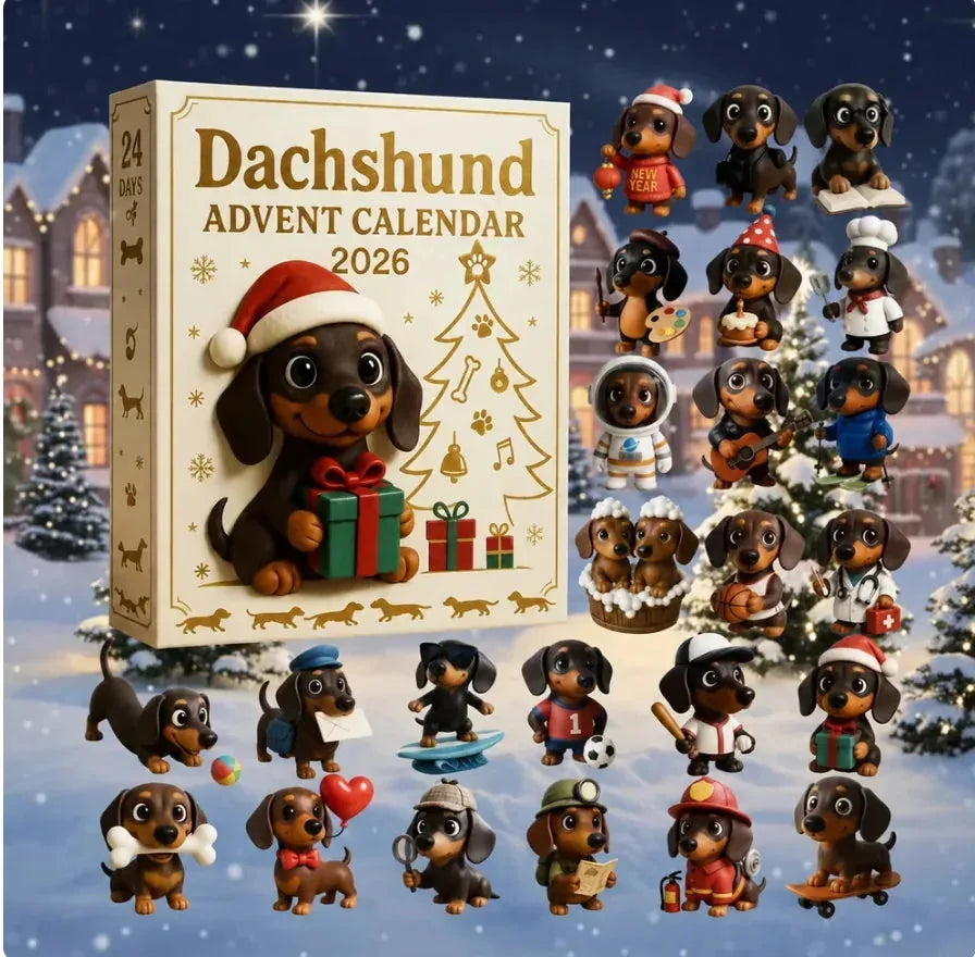 2026 Pet Advent Calendar Ornament Set