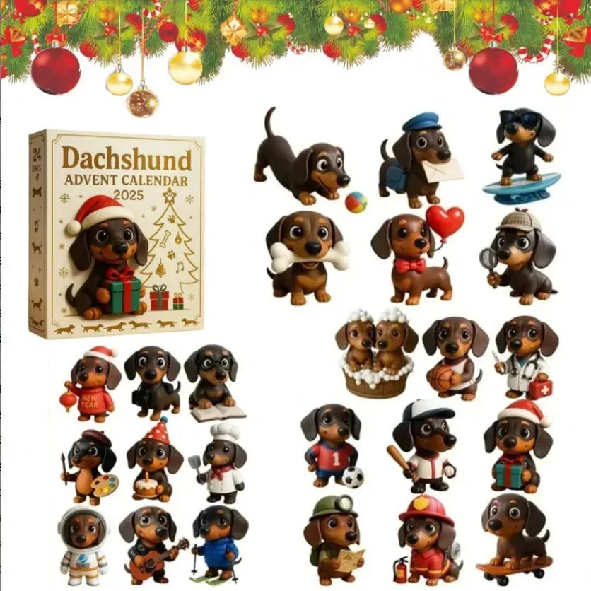2026 Pet Advent Calendar Ornament Set