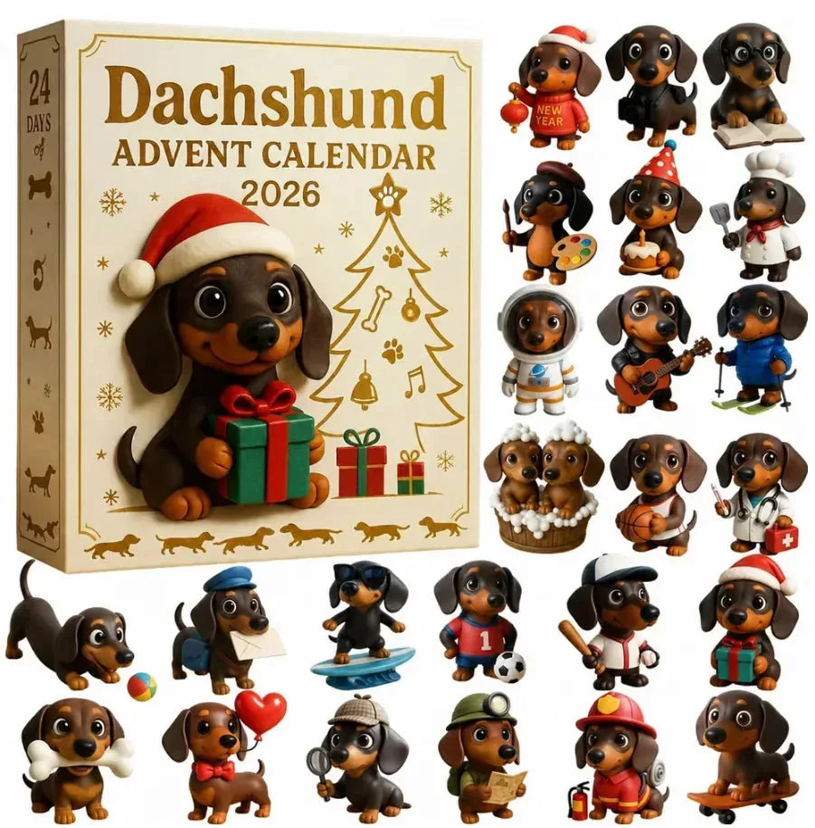 2026 Pet Advent Calendar Ornament Set