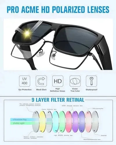 Over-glasses Sunglasses UV400