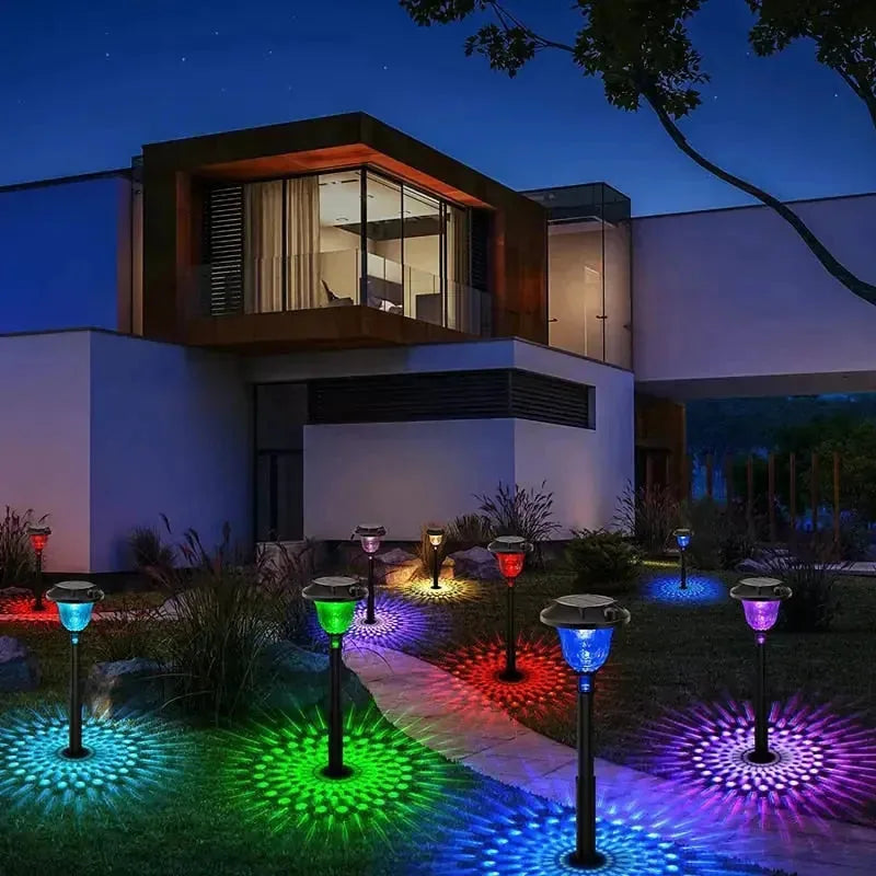 Solar Projection Garden Lights – 2 Pack - image 1