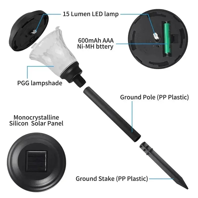 Solar Projection Garden Lights – 2 Pack - image 4
