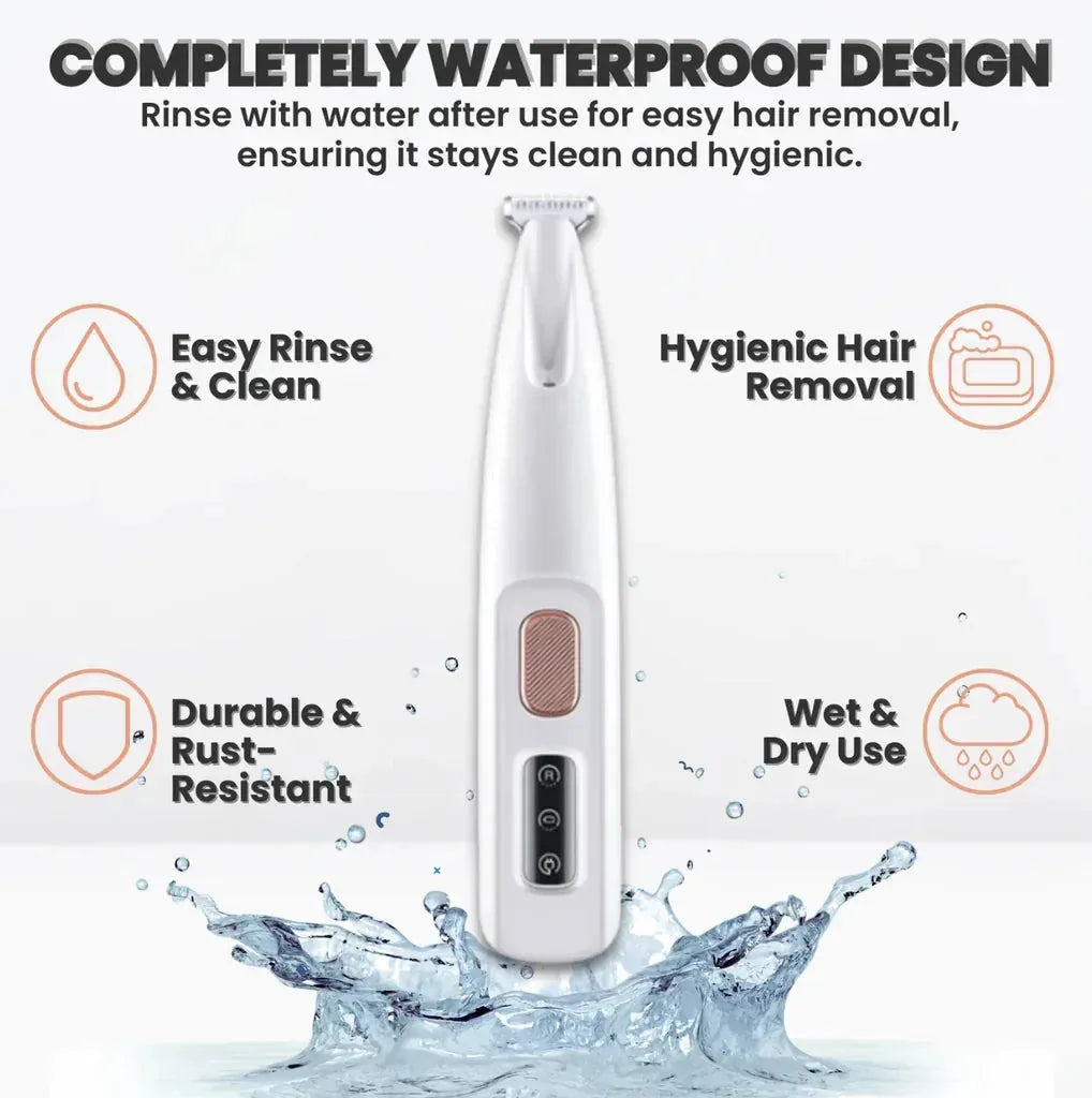 Waterproof LED Pet Paw Trimmer Set